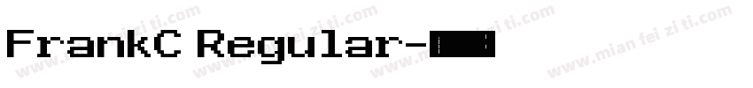 FrankC Regular字体转换
